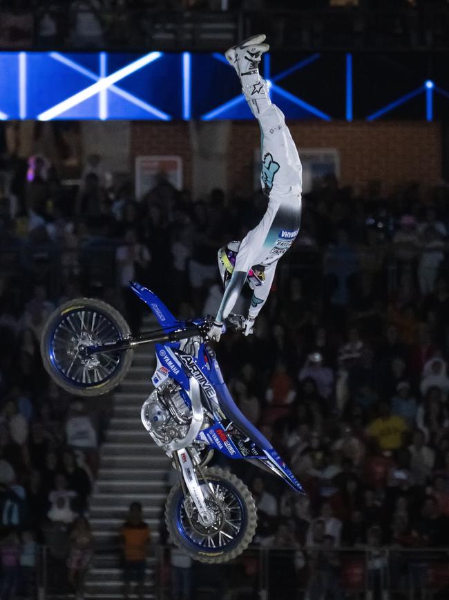 See bikes fly in the Main Arena.