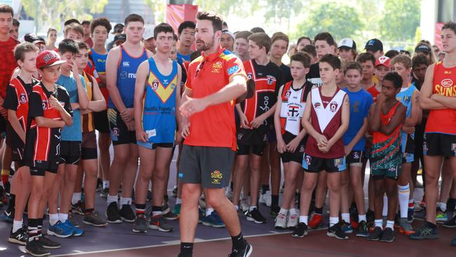 Former Suns Academy head coach Andrew Raines helped build the early foundations for success at the club alongside academy manager Jason Torney (not pictured). Picture: Justin Brierty