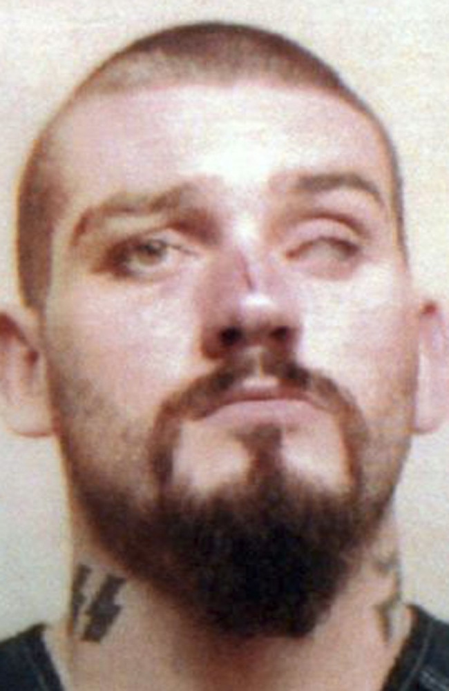 Daniel Lewis Lee, an avowed white supremacist, was scheduled to be put to death for the 1996 murder of a family of three, including an eight-year-old girl. Picture: Spokane Police Department / AFP