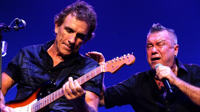 The gusto ... Cold Chisel prove they are as matchfit as ever. Picture: Bill Hearne