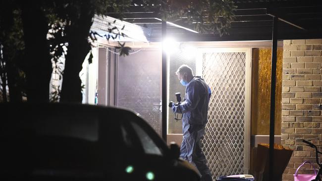 Police were at a property in Cyril Grove, Noble Park on Friday night. Picture: Josie Hayden