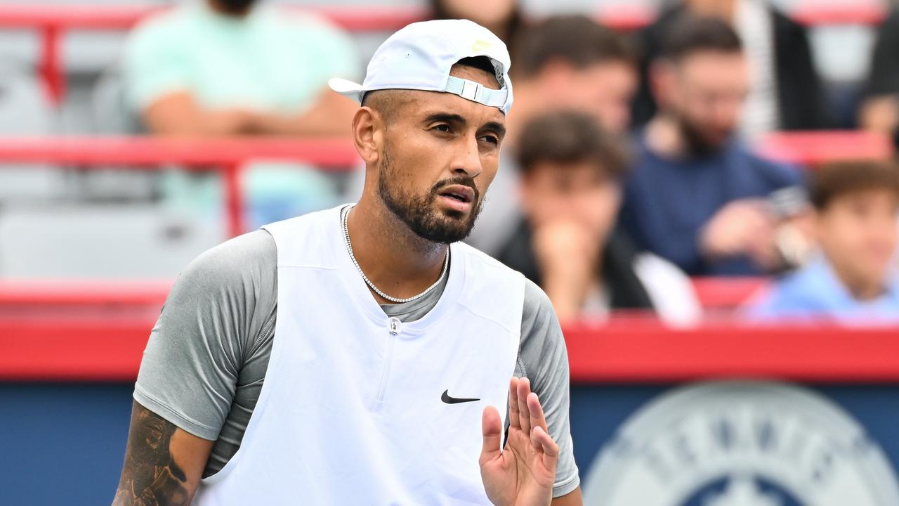 Nick Kyrgios has hit out at tennis fans after Daniil Medvedev was jeered.