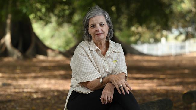 Former Greens voter Delwyn Cameron, who shifted her vote to the LNP because of the minor party’s position on Israel. Picture: Lyndon Mechielsen