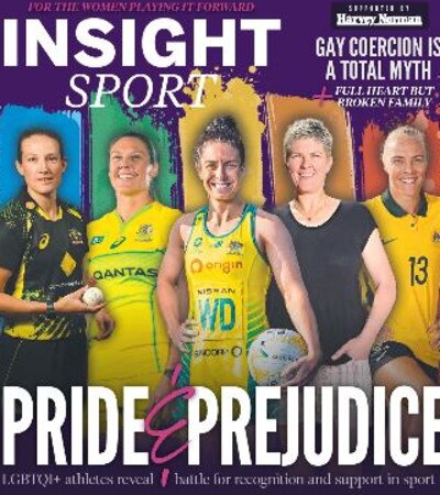 Front cover of Pride edition, Insight Sport