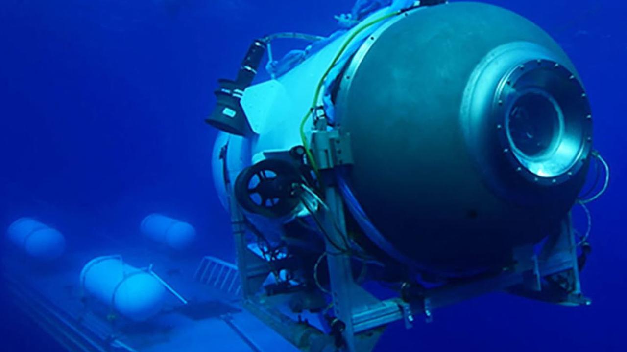 The sub, named Titan, was not certified or classed and had an experimental design. Picture: AFP