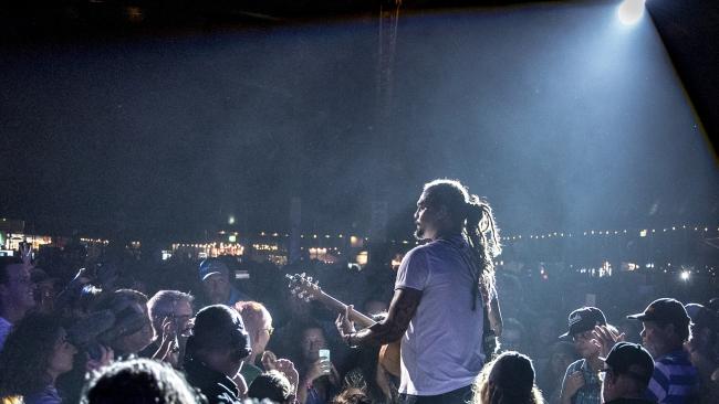 The Byron Bay Bluesfest is Michael Franti's favourite festival. Picture: David Harris