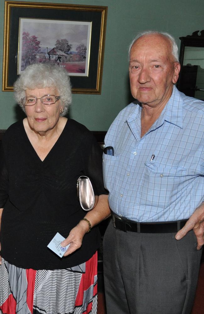 Stewart Macdonald with his wife Hazel.