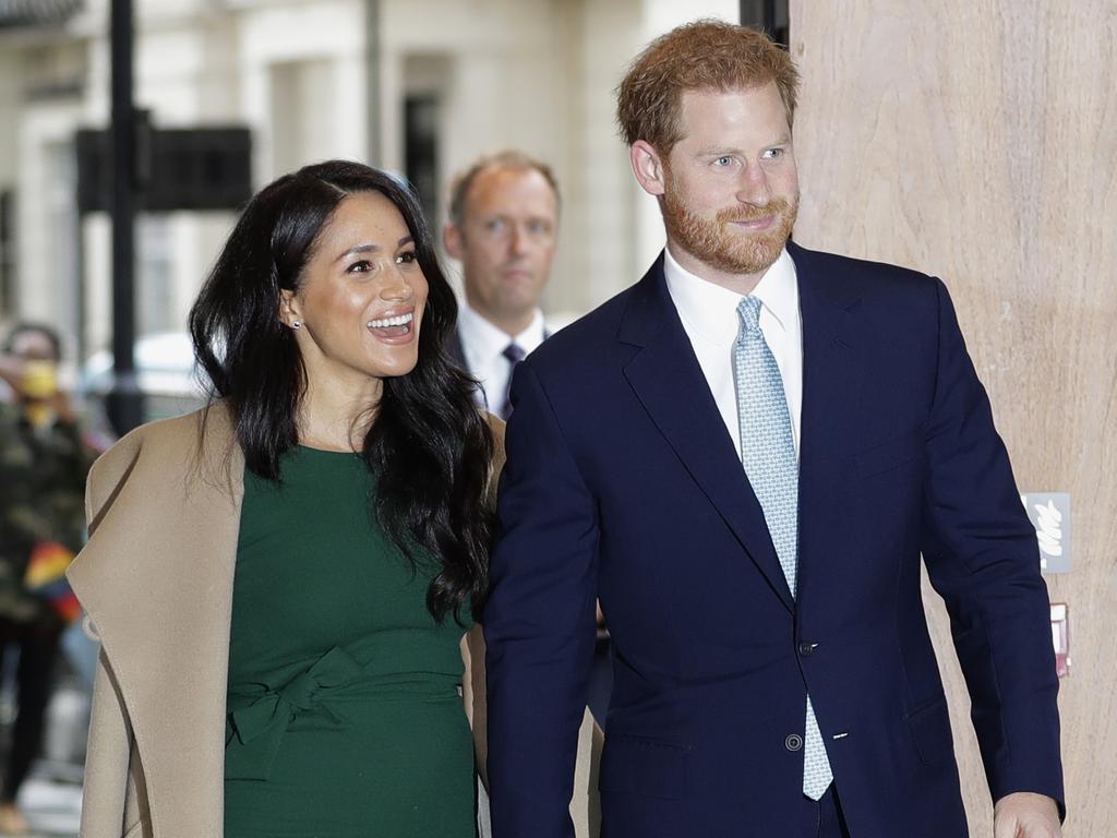Prince Harry and Meghan, Duchess of Sussex arrive to attend the WellChild Awards Ceremony in London. Picture: AP