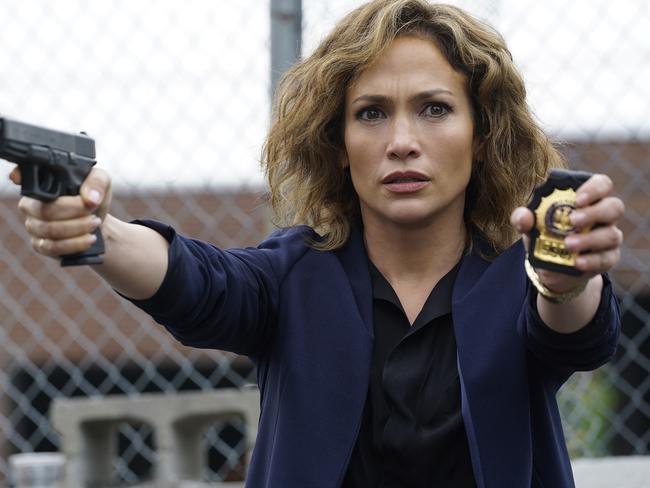 Jennifer Lopez is currently appearing on our television screens on US crime drama Shades of Blue. Picture: Peter Kramer/NBC