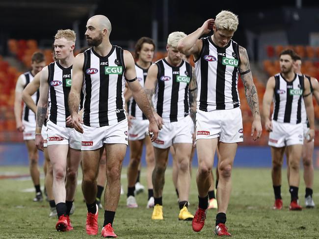 Collingwood are currently fifth on the AFL ladder.