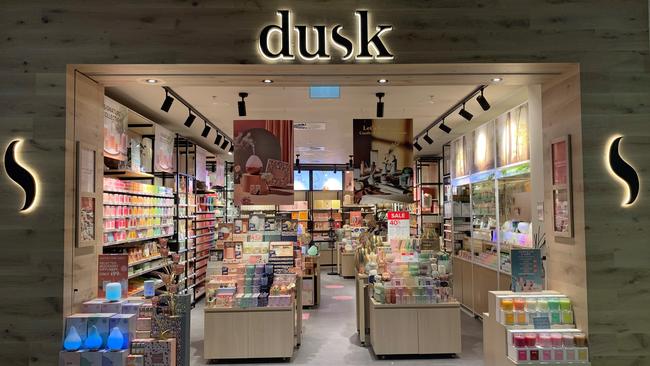 Candles and fragrance diffusers retailer Dusk. Picture: Supplied