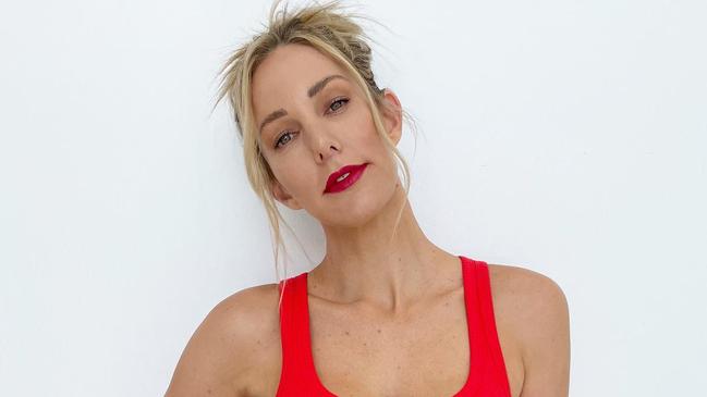 Fitness influencer Ashy Bines was forced to close her fashion label Baseline in June after a brain aneurysm diagnosis. Picture: Instagram @ashybines