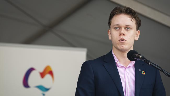 W H Groom scholarship award recipient Zachary Vellacott at Toowoomba Australia Day celebrations at Picnic Point, Sunday, January 26, 2025. Picture: Kevin Farmer