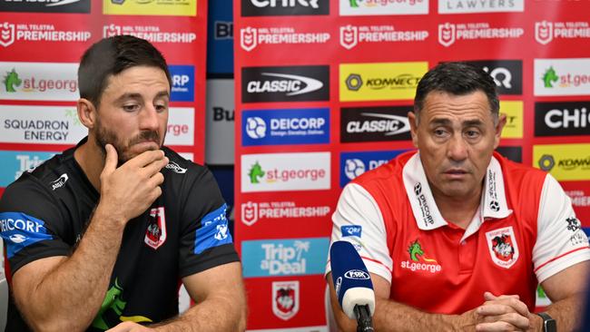 NRL 2024 RD02 Dolphins v St. George Illawarra Dragons - Ben Hunt, Shane Flanagan Press Conference NRL PHOTOS