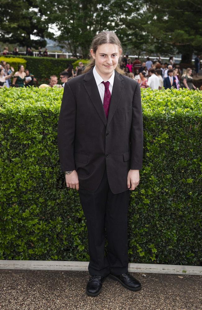 Anthony Maurice at Centenary Heights State High School formal at Picnic Point, Friday, November 15, 2024. Picture: Kevin Farmer