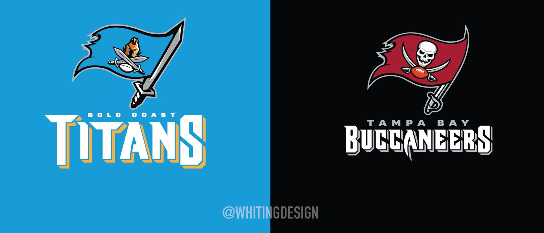 Designer's Blending of NFL Logos with NBA Logos Creates Fantastic