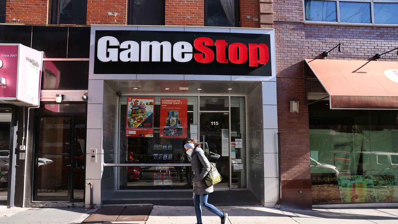 A GameStop store in Brooklyn, New York. Picture: Spencer Platt/Getty Images/AFP