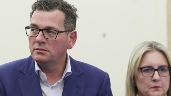 A government media release couldn’t quite say goodbye. Picture: David Crosling