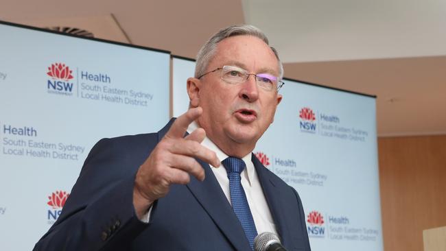 NSW Health Minister Brad Hazzard wants tourists to have health insurance when they enter the country. Picture: Daniel Munoz