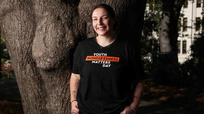 Toni Smith, who has experienced homelessness, shared her experience ahead of Youth Homelessness Matters Day 2023. Picture: Nikki Davis-Jones