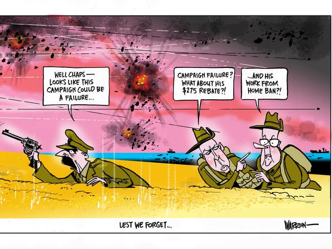 Warren Brown cartoon for April 25, 2025.