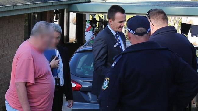 He was arrested at his home in Sanctuary Point, on the NSW South Coast. Picture: NSW Police