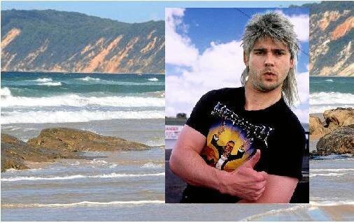 Would legend Aussie bogan 'Poida' disrespect Double Island Point if he visited? Picture: Contributed