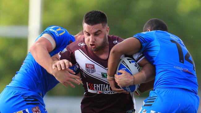 O’Donnell has drawn comparisons to Bears lock Sam Coster (pictured, middle). Picture: SMP Images