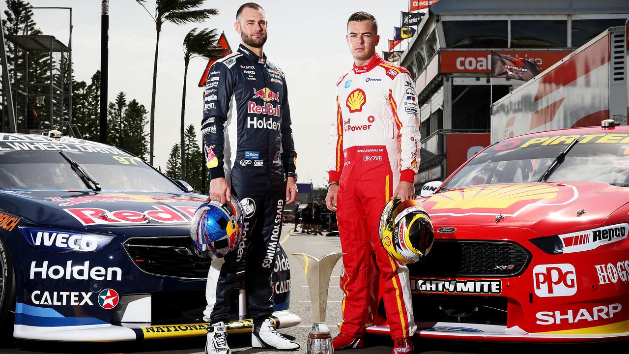 Shane van Gisbergen and Scott McLaughlin will go head to head at this weekend’s Newcastle 500.