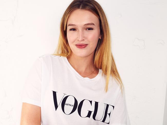 Maddison Brown for Vogue Fashion's Night In. ONE TIME USE ONLY.  Strictly embargoed for Sunday, September 26 print and online. PERMISSIONS / CREDITING APPLY. Picture: Vogue Australia