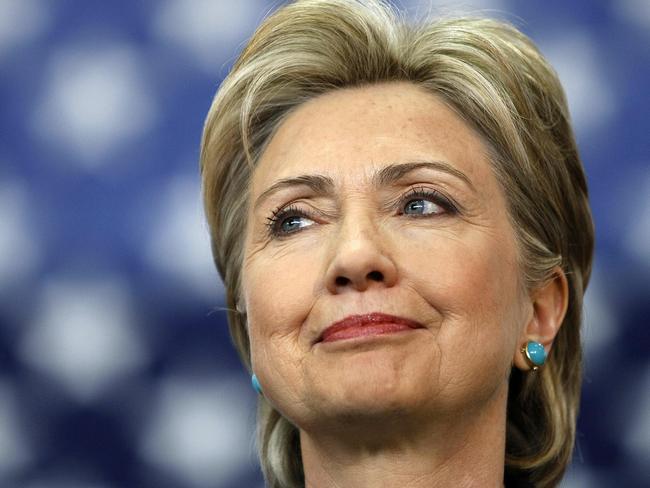 Hillary Clinton’s book What Happened was released in September less than a year after her loss to Donald Trump. Picture: AFP.