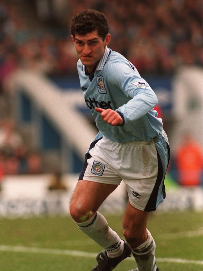 Mikheil Kavelashvili played for Manchester City in the 1990s. Picture: Getty