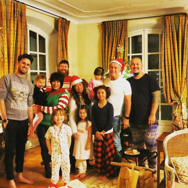 Jimmy Barnes celebrating Christmas. Instagram