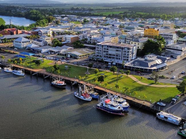 The Innisfail business community has put forward a proposal to upgrade the Innisfail Marina precinct on the Johnstone River to include greater commercial activity. Picture: Brendan Radke