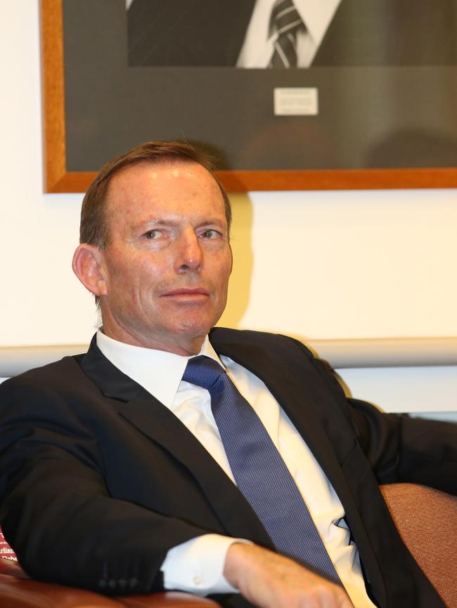 Mathison went head-to-head with Tony Abbott Picture Gary Ramage