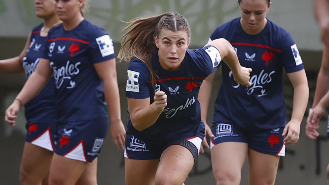 Jessica Sergis is part of a powerful backline at the Roosters. Picture: Richard Dobson