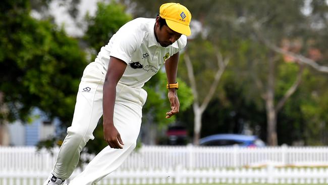 Cricket action between Toombul and Wests. Saturday December 17, 2022. Picture: John Gass