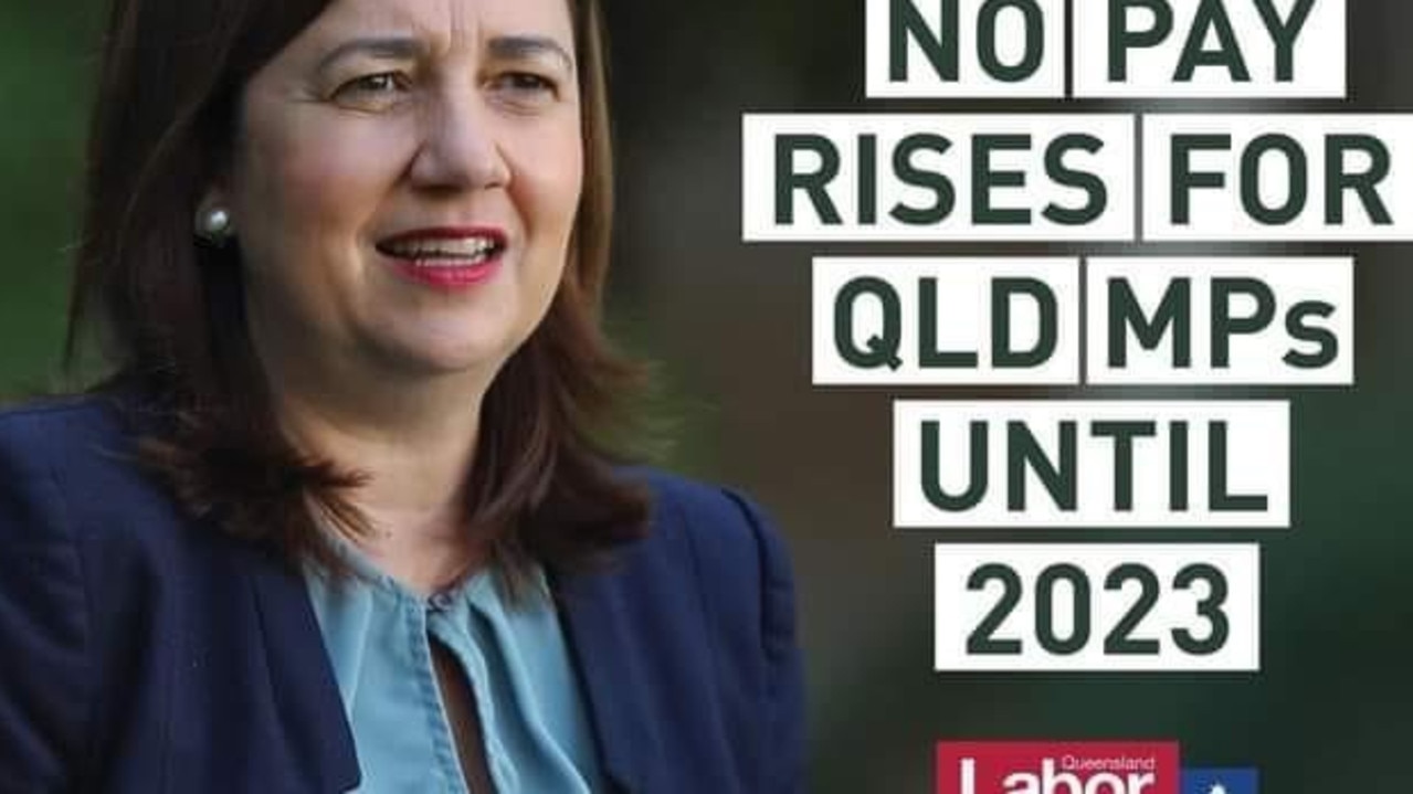 Annastacia Palaszczuk’s promise to Queenslanders in 2020.