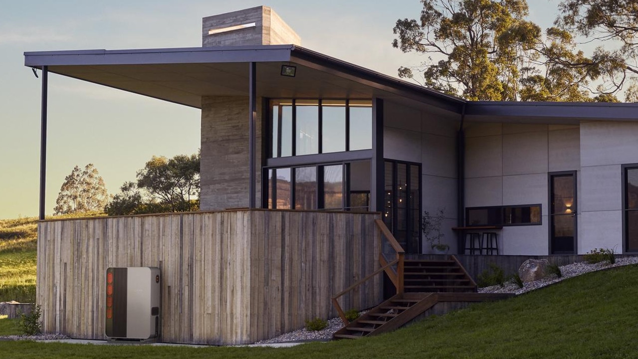 Home installation of a LAVO hydrogen energy unit, created by Materials Energy Research Lab in Nanoscale and UNSW. Picture: LAVO