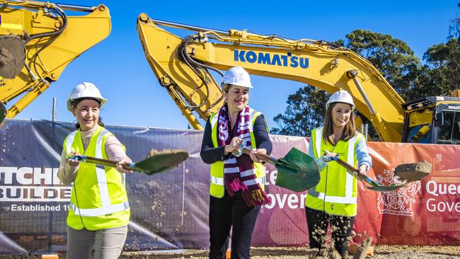 Despite the sod turning the Premier was unable to answer questions about how many patients the new hospital would furnish.