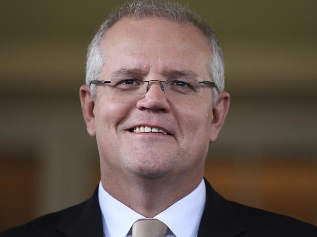 Australian Prime Minister Scott Morrison says there should be a conversation about media laws. Picture: AAP