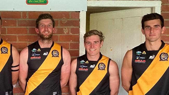 Alex Morgan (far right) has been dominant for BSR Tigers yet again in 2023. Picture: Facebook