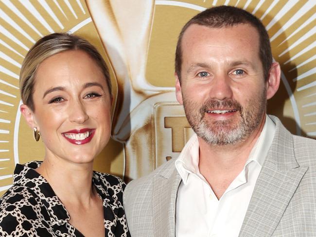 2019 TV WEEK Logie Awards announcement of nominees across popular and most outstanding categories and the coveted TV WEEK Gold Logie.Eve Morey and Ryan Maloney (Neighbours).Picture: NIGEL HALLETT