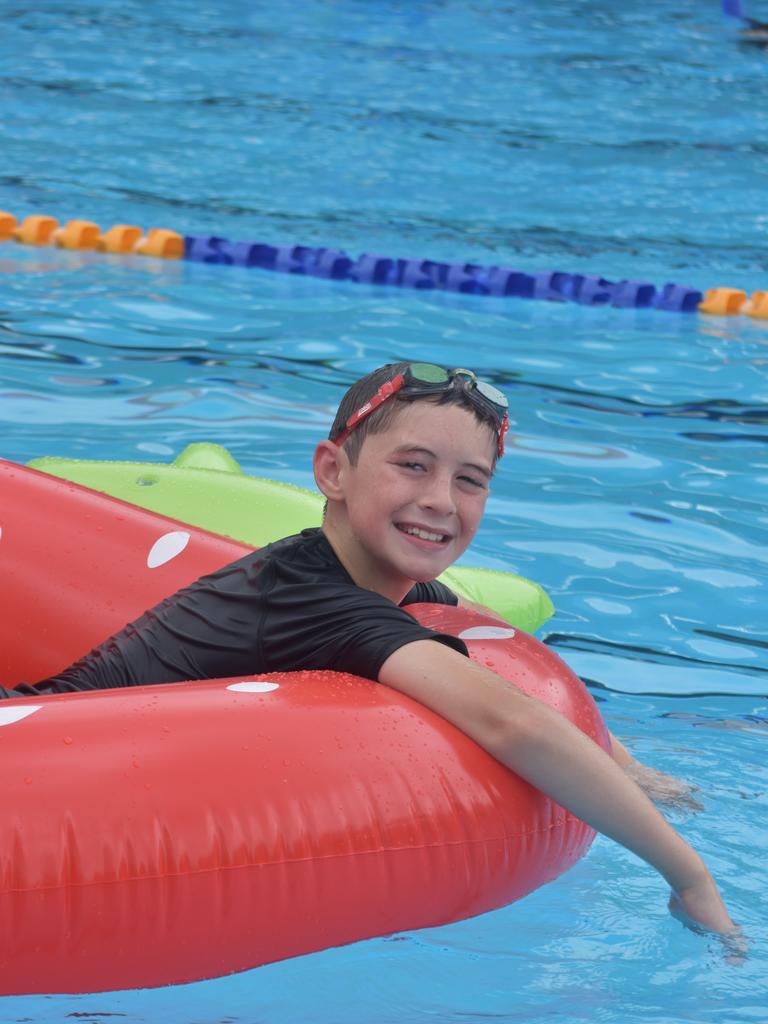 PARTY TIME: There were plenty of splatters and splashes at Dalby's pool party on Saturday afternoon.