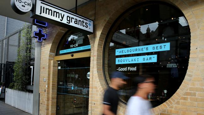 Jimmy Grants, one of the chef’s restaurants in Richmond. Picture: David Geraghty