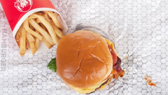 Wendy’s has built its reputation on its square patty burgers and fries. Picture: Alamy