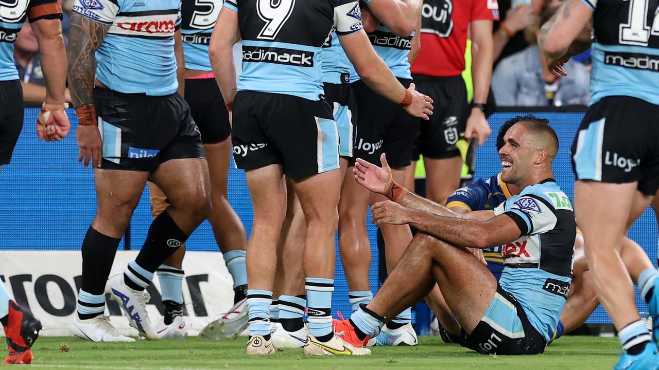 Kennedy’s contract value went up a little bit after his hat-trick against Parramatta on Friday night. Picture; Mark Kolbe/Getty Images