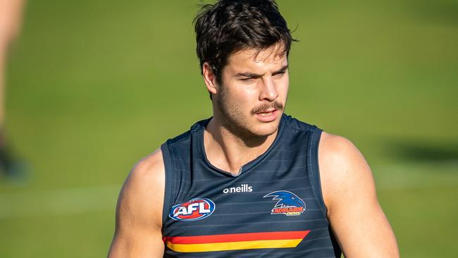 Darcy Fogarty at Adelaide Crows training. Picture: Tom Huntley