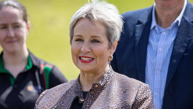 Glenorchy Mayor Sue Hickey at the launch of the new Glenorchy Sports Centre. Picture: Linda Higginson