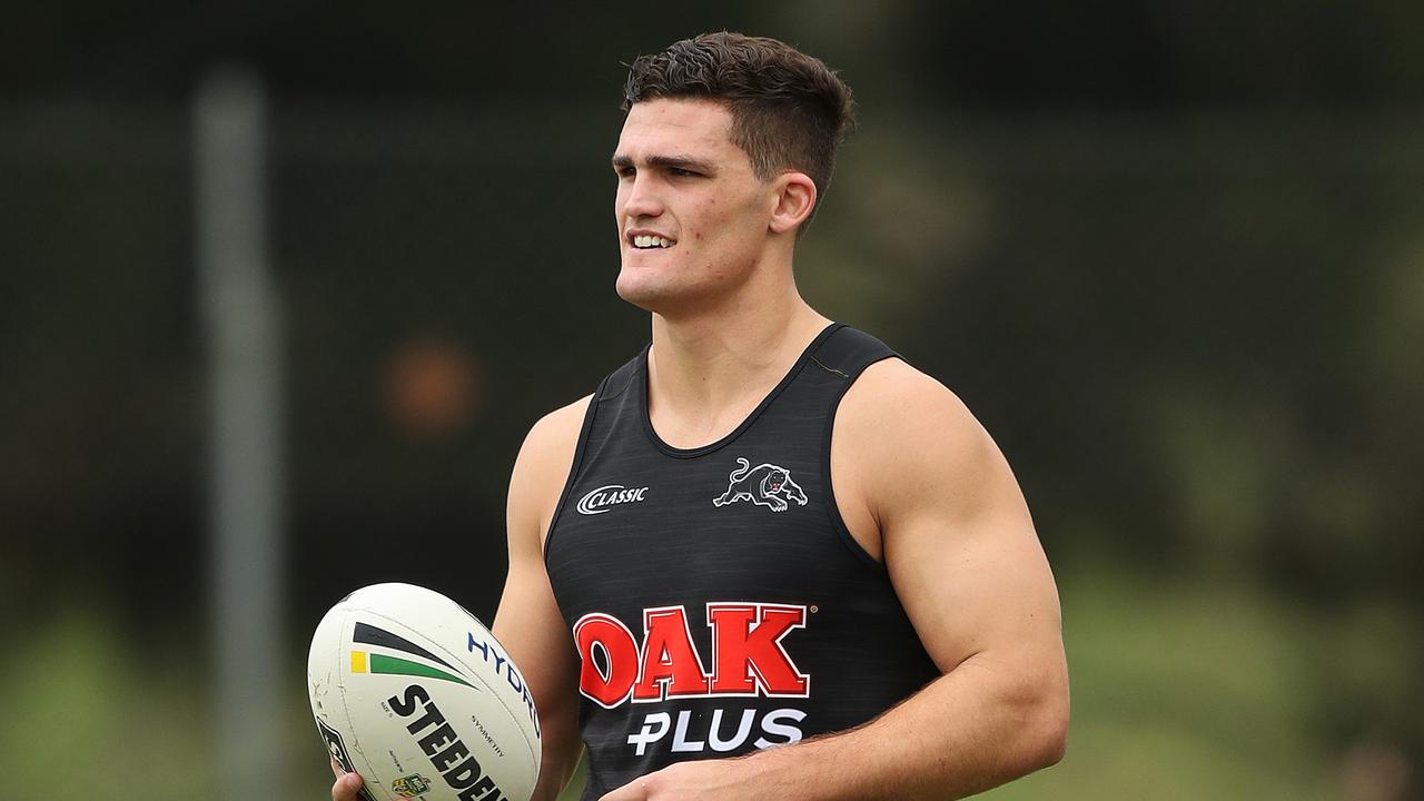 Nathan Cleary says he never considered leaving the Panthers. Picture: Brett Costello